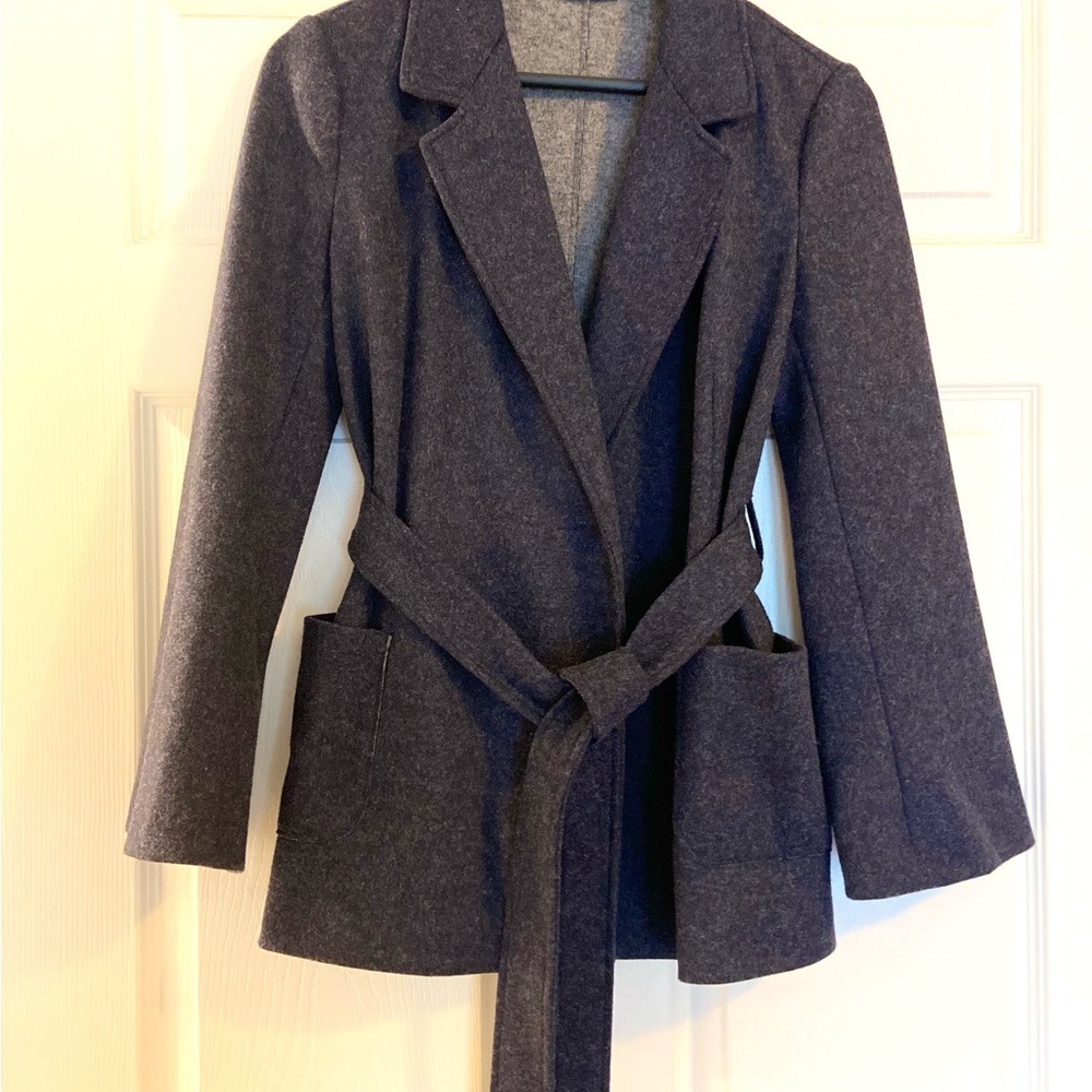 Boden double faced wool wrap jacket, Womens size 6 EUC - Picture 4 of 12